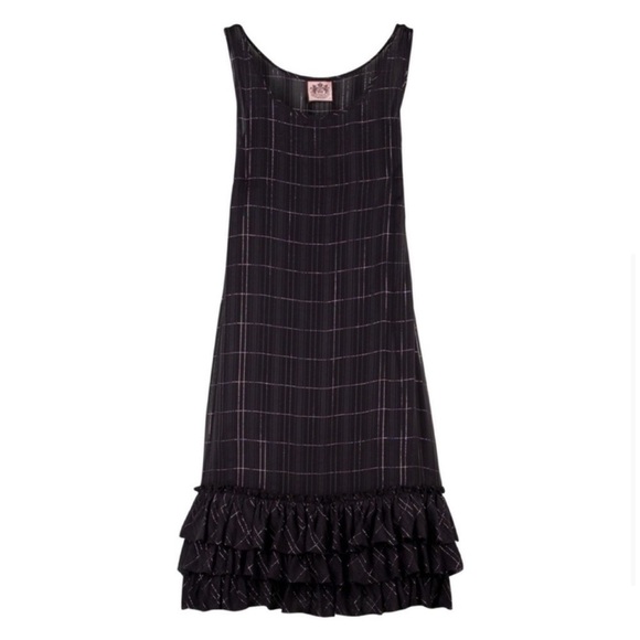 Juicy Couture Ruffle Hem Sleeveless Shift Dress - Picture 8 of 9